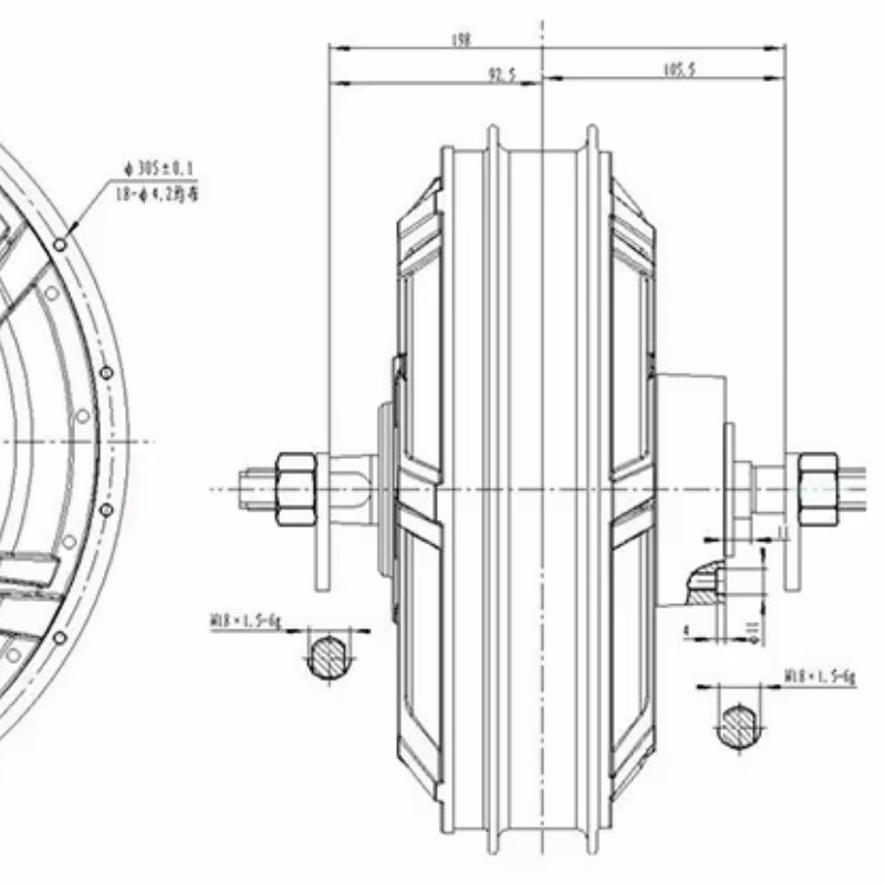 QS Motor 273 Model 72v-144v Te - Qs Motor 273 8000W Hub Motor incelemesi ve fiyatı