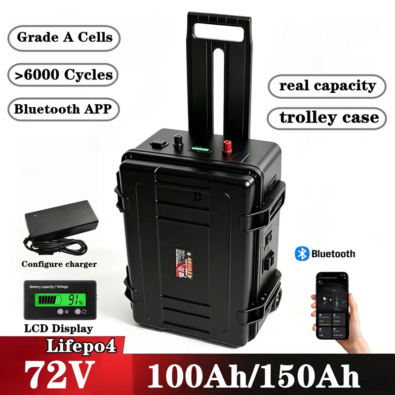 72V Su Geçirmez LiFePO4 Lityum - Lifepo4 72V 100Ah Battery Pack Ev incelemesi ve fiyatı